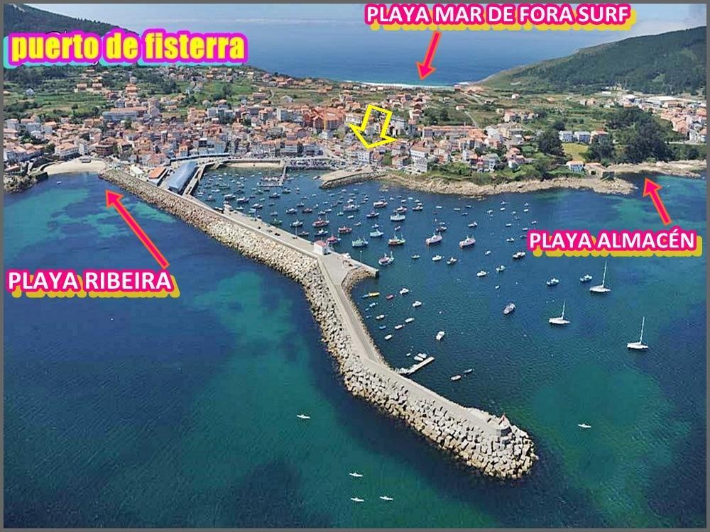 Apartamento Paseo Del Puerto 2 Finisterre Buitenkant foto